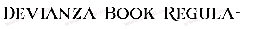 Devianza Book Regula字体转换